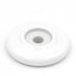 Hickory Hardware English Cozy Porcelana blanca 1 5/8" Placas traseras para perilla de gabinete P68-W