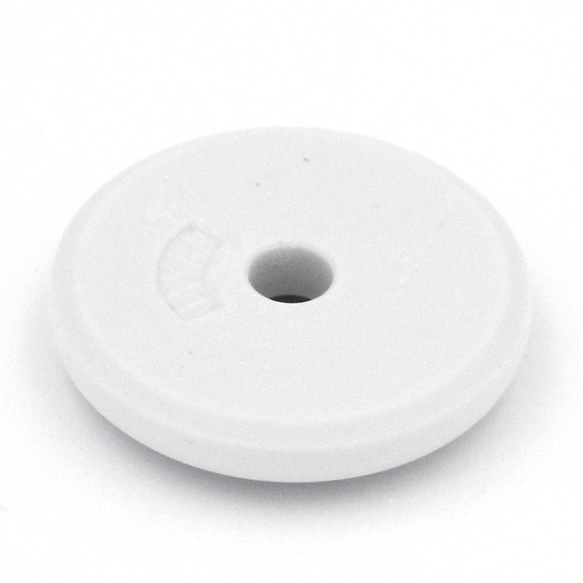 Hickory Hardware English Cozy Porcelana blanca 1 5/8" Placas traseras para perilla de gabinete P68-W