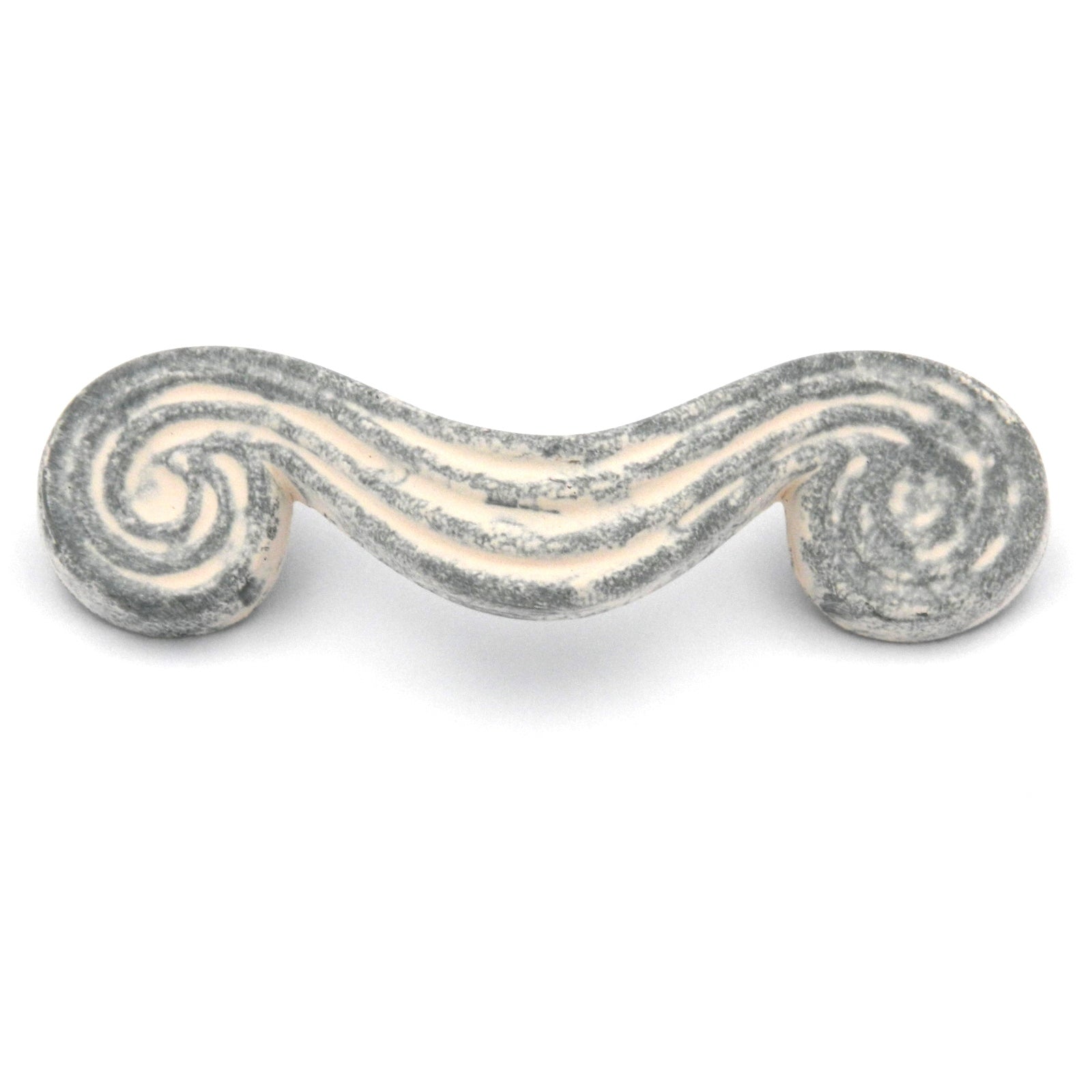 Hickory Grecian Revival Heavy Blonde Antiguo 3 "cc Tirador de mango en forma de remolino P7356-HBOA