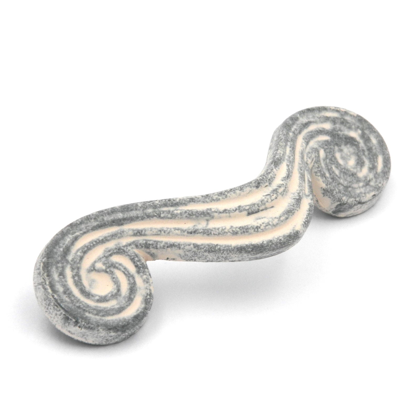 Hickory Grecian Revival Heavy Blonde Antiguo 3 "cc Tirador de mango en forma de remolino P7356-HBOA