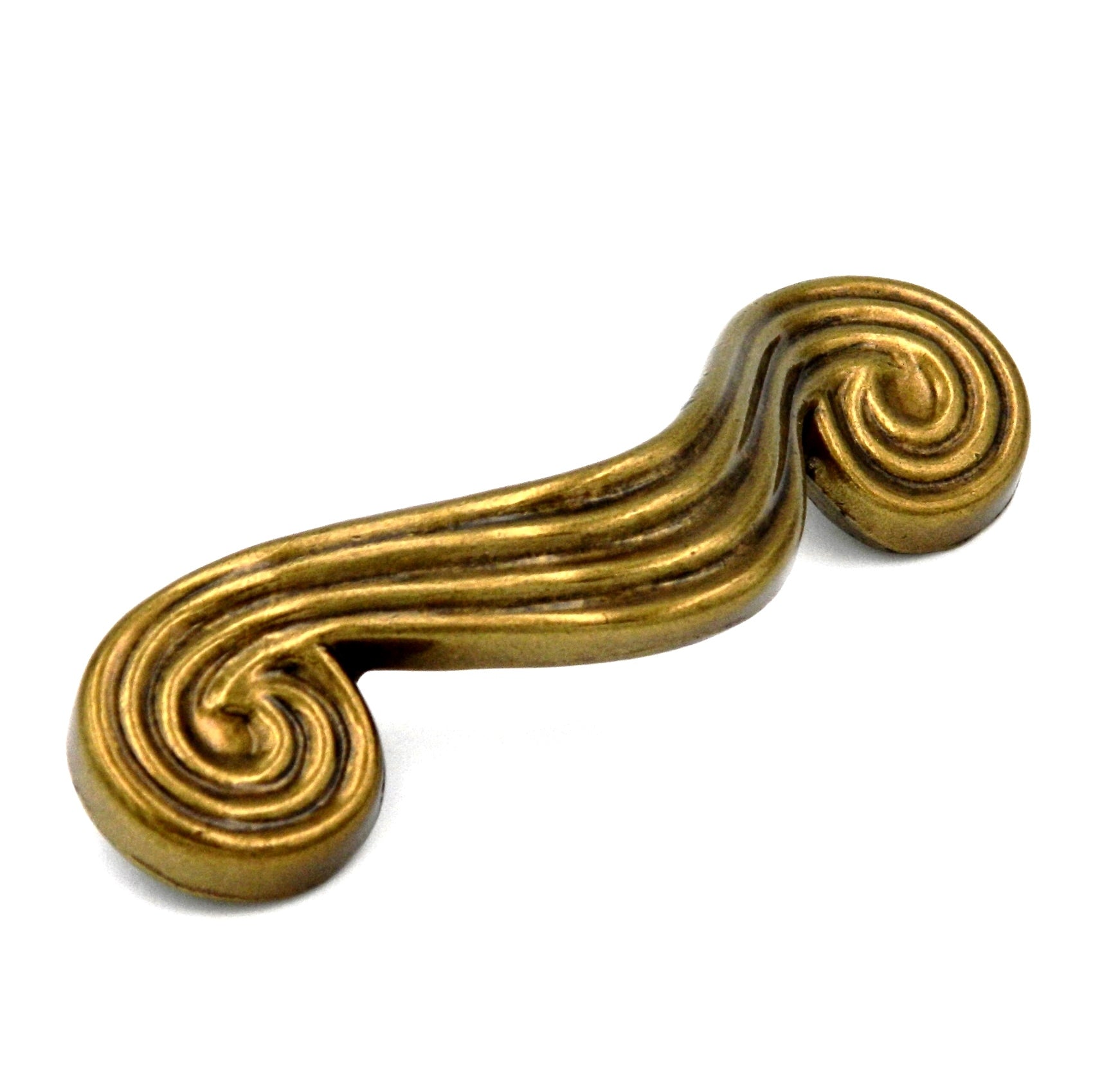 Hickory Grecian Revival Lancaster Latón pulido a mano Tirador de manija de 3 "cc P7356-LP