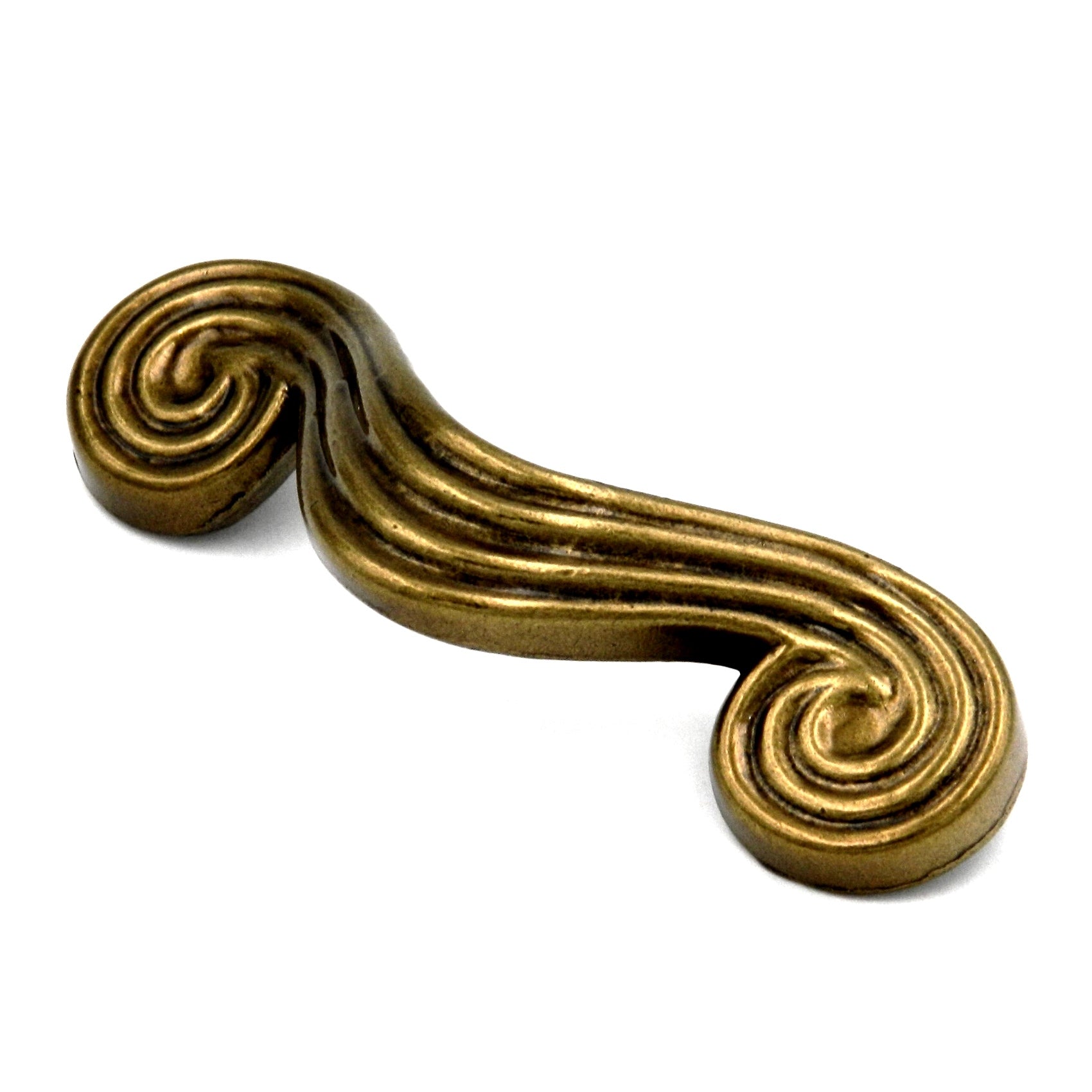 Hickory Grecian Revival Lancaster Latón pulido a mano Tirador de manija de 3 "cc P7356-LP