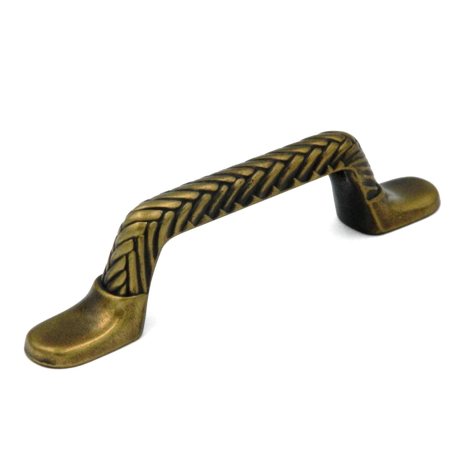 Belwith Catamarán Basket Weave 3" Cabinet Arch Pull Windsor Antique P7510-WA