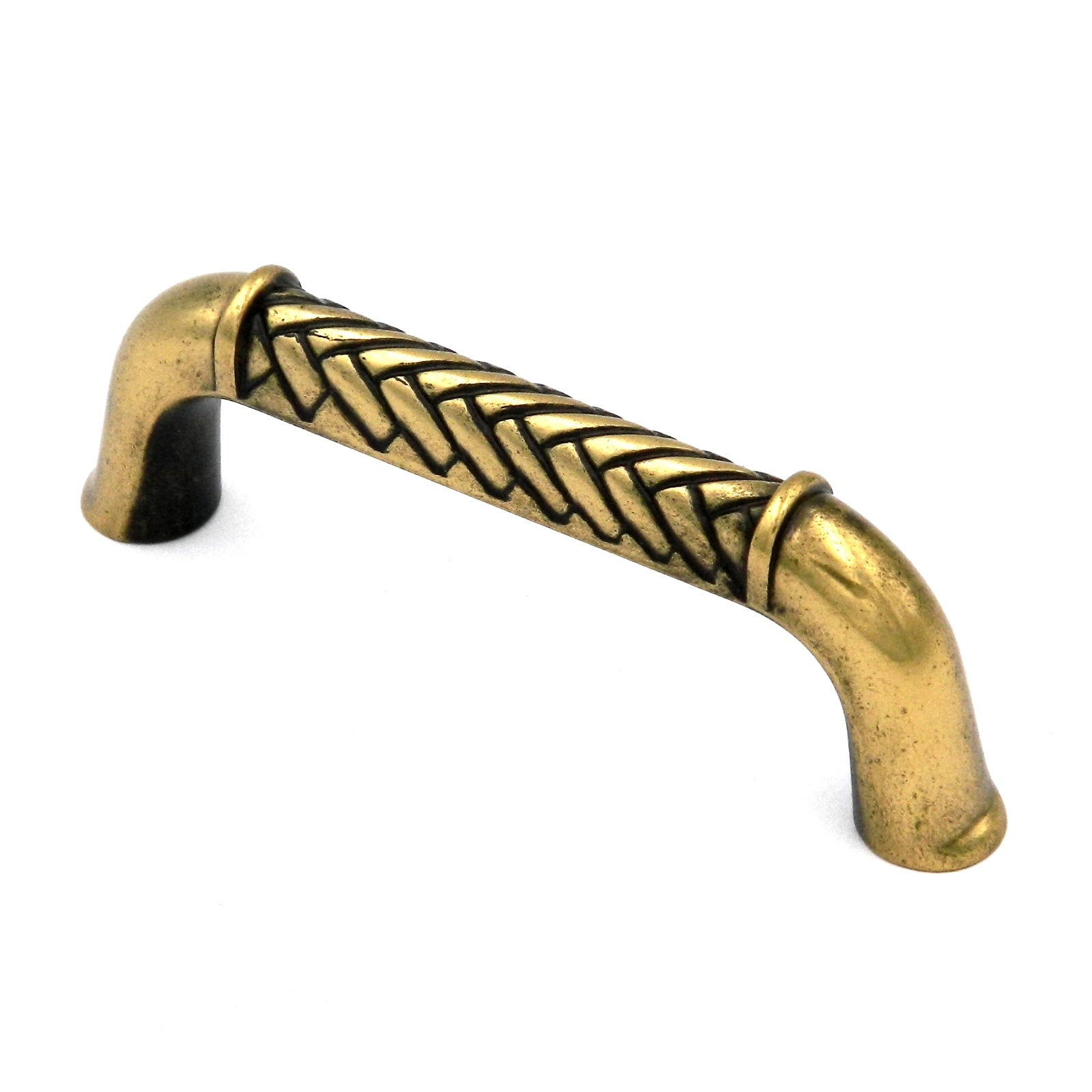 Belwith Catamarán Basket Weave 3" Cabinet Arch Pull Windsor Antique P7511-WA