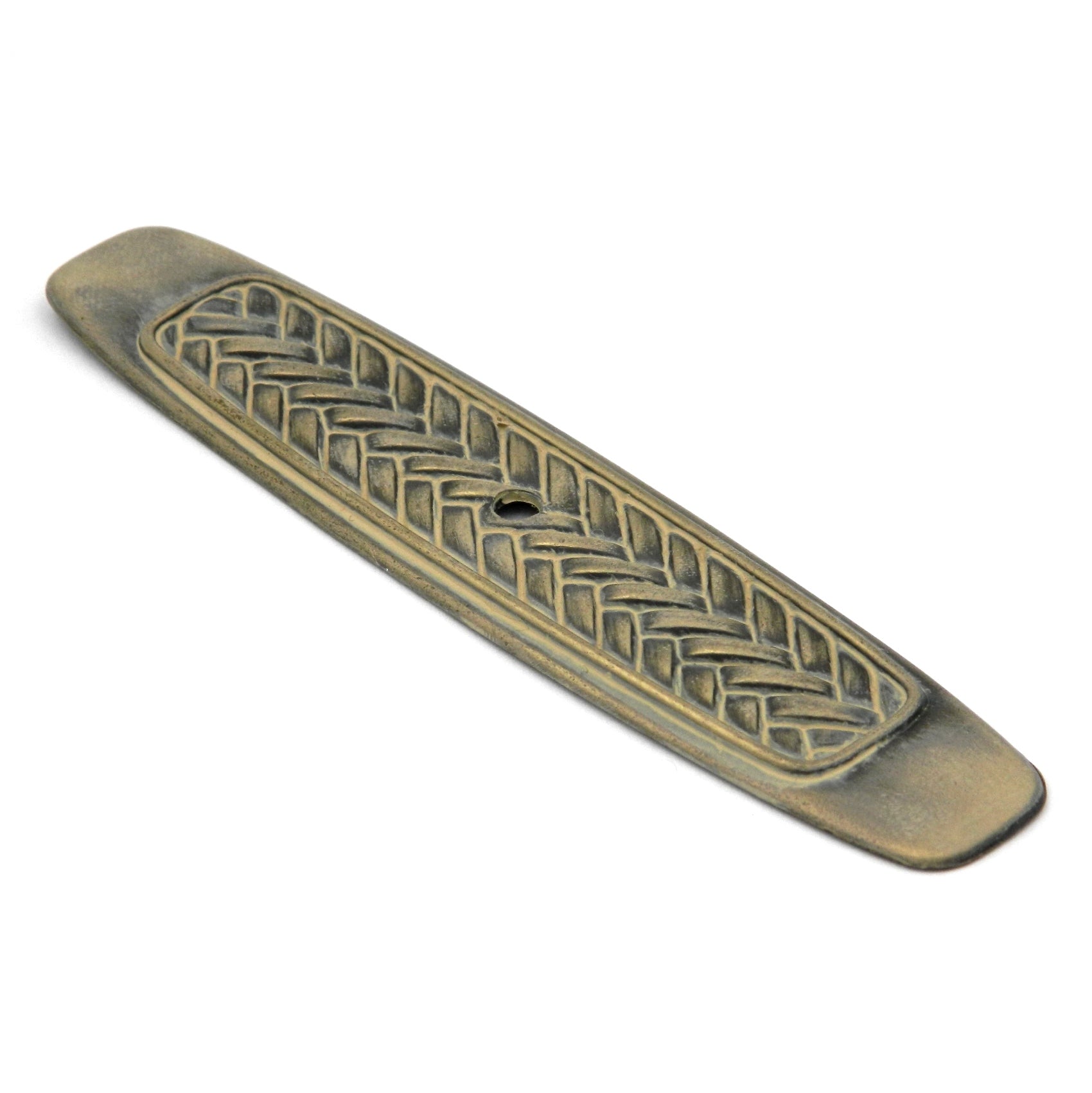 Belwith Catamaran Weave - Perilla para gabinete (5.0 in), color rubio envejecido P7514-BOA