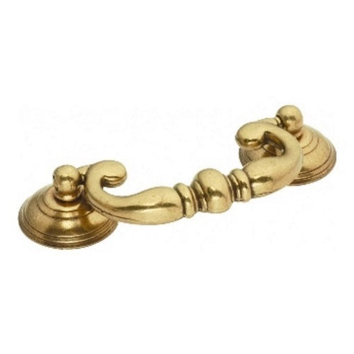 Hickory Hardware Manor House Lancaster Hand Polished Brass Drawer 3"cc Bail Pull P8111-LP
