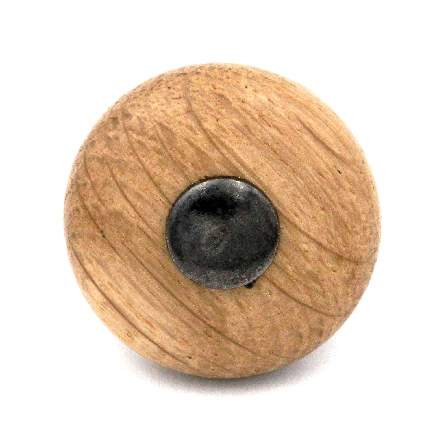 Hickory Hardware Country Casual Roble y níquel negro 1 1/4" Pomo para gabinete P8133-BLN