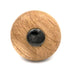 Hickory Hardware Country Casual Roble y níquel negro 1 1/4" Pomo para gabinete P8133-BLN