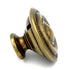 Hickory Hardware Manor House 1 1/4" Lancaster Hand Polished Brass Cabinet Knob P8196-LP
