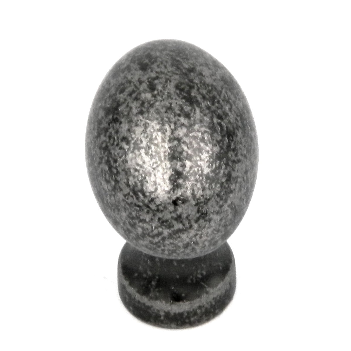 Keeler Prestige P9175-BNV - Perilla para gabinete de latón macizo, ovalada, lisa, de níquel negro, 1 1/4"