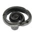 Keeler Artifacts P9870-AP - Perilla para gabinete de latón macizo con forma de remolino ovalado de peltre antiguo de 1 3/8"