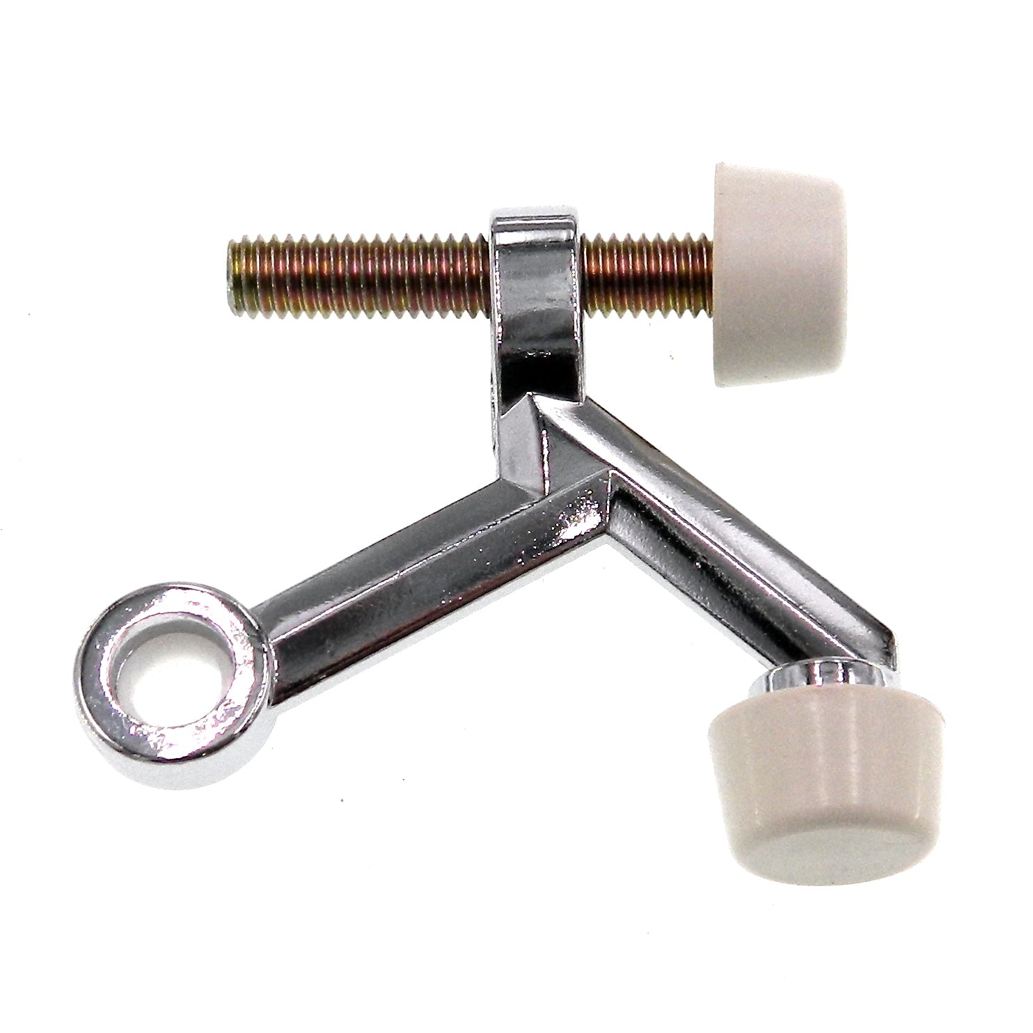 Satin Chrome Heavy Duty Hinge Pin Doorstop with Rubber Tips Belwith PBH3013-26D