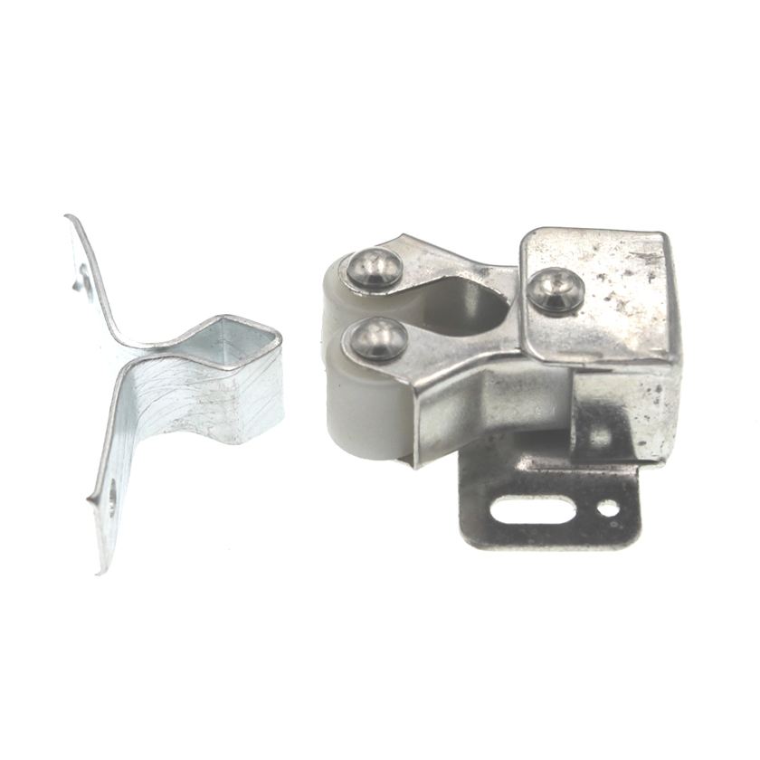 50 Pack Laurey Chrome 1"cc Cabinet Door Roller Friction Catches 04301