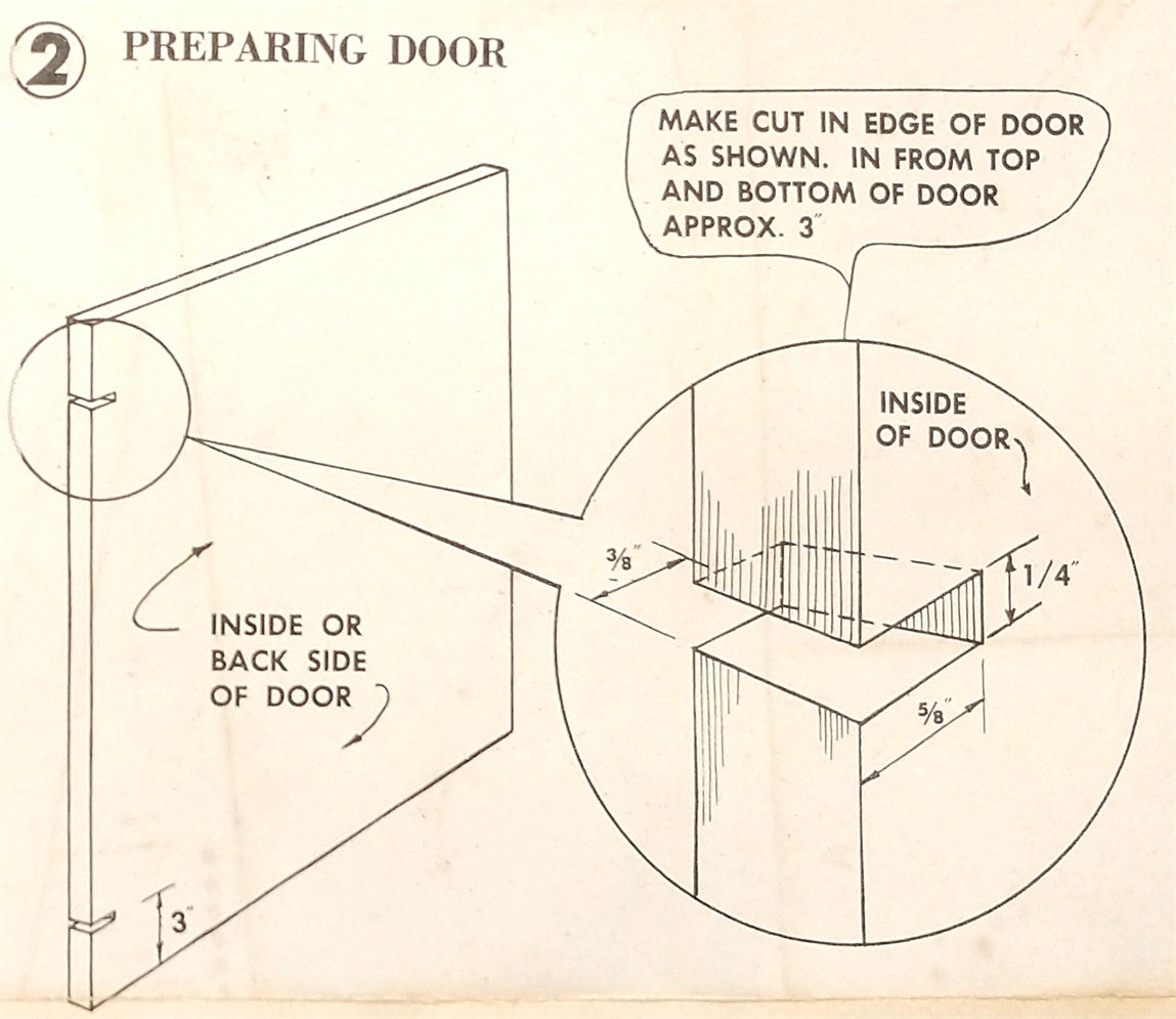 Pair Washington Prime Coat Knife-Pivot Pin Hinges, 3/4" Frame C1032-PC