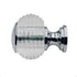 Century Galaxy 10525-26CL Clear Acrylic, Chrome 1 1/4" Solid Brass Cabinet Knob