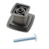 Jeffrey Alexander Milan 1 3/16" Square Knob Brushed Pewter 1093-BNBDL