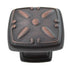 Jeffrey Alexander Milan 1 3/16" Square Knob Brushed Oil Rubbed Bronze 1093