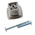 Jeffrey Alexander Milan 1 3/16" Square Knob Satin Nickel 1093