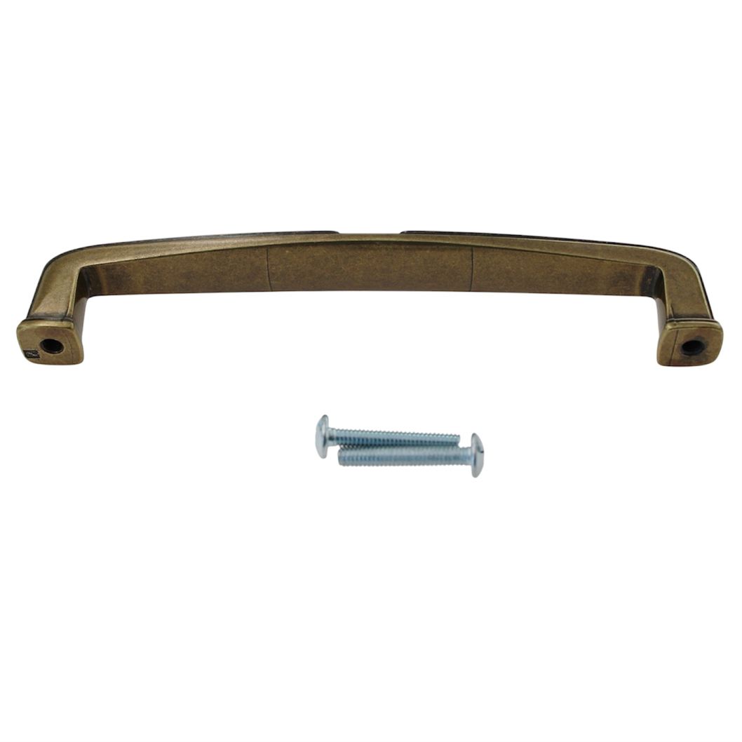 Jeffrey Alexander Milan 128 mm Ctr Pull Lightly Distressed Antique Brass 1094