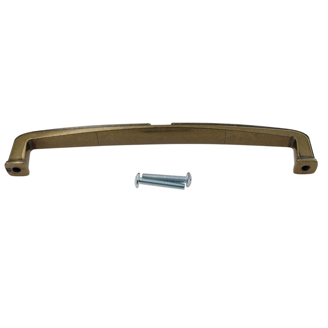 Jeffrey Alexander Milan 160 mm Ctr Pull Lightly Distressed Antique Brass 1094