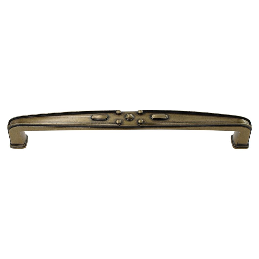 Jeffrey Alexander Milan 160 mm Ctr Pull Lightly Distressed Antique Brass 1094