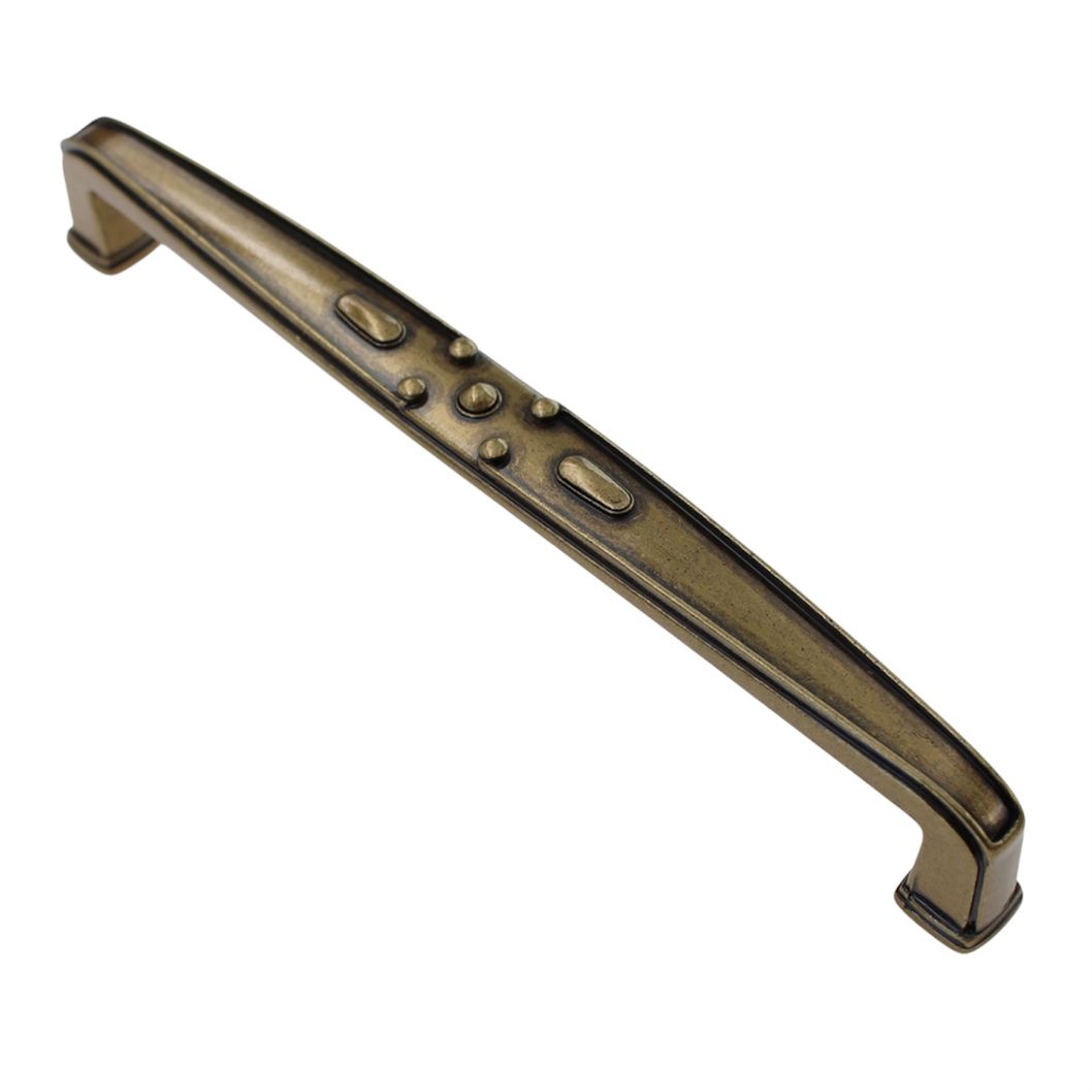 Jeffrey Alexander Milan 160 mm Ctr Pull Lightly Distressed Antique Brass 1094