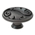 Jeffrey Alexander Regency Ivy Leaf 1 9/16" Oval Knob Brushed Pewter 1097