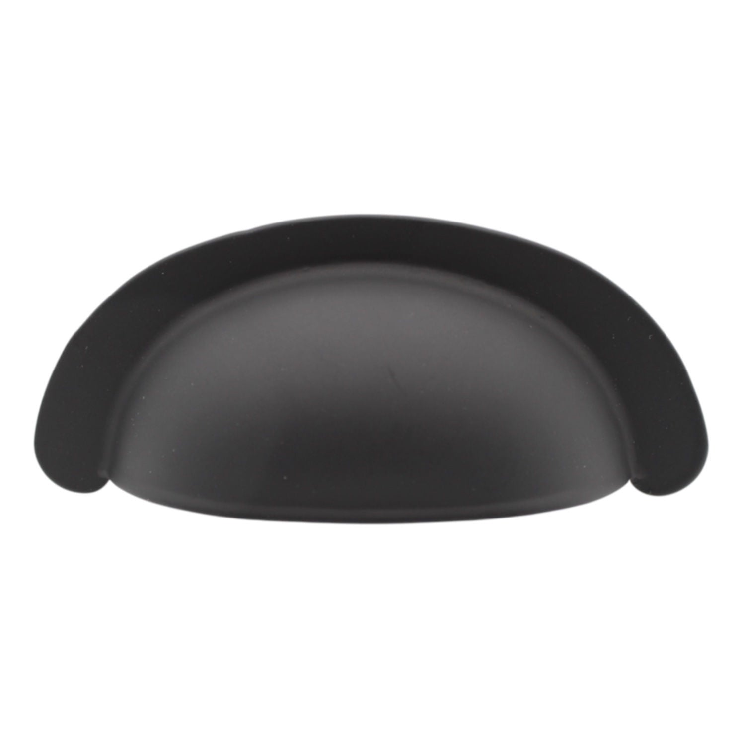Schaub  Matte Black 2 3/4" Ctr Cabinet Cup Pull 116-MB
