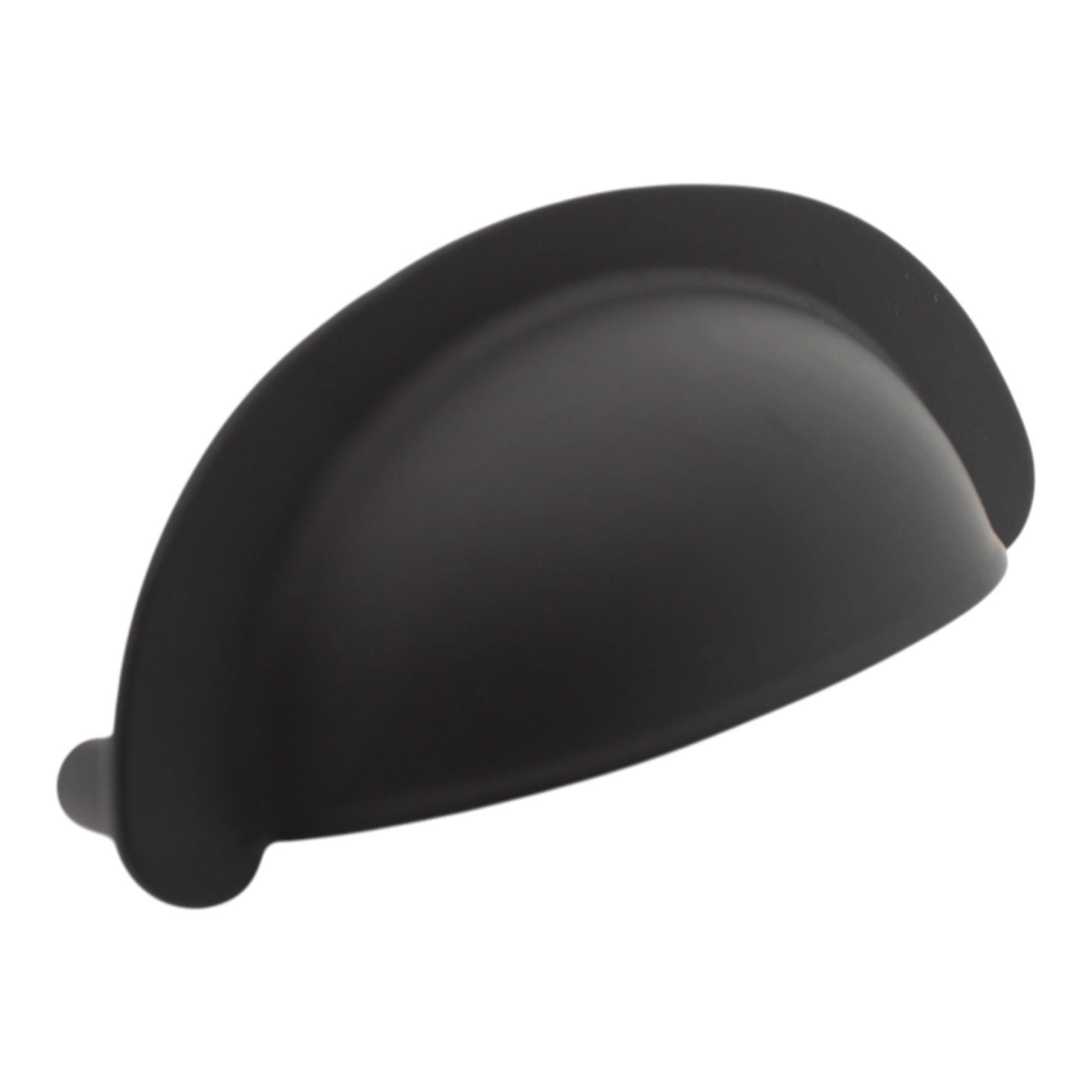 Schaub  Matte Black 2 3/4" Ctr Cabinet Cup Pull 116-MB
