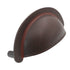 Schaub  Olde Iron 2 3/4" Ctr Cabinet Cup Pull 116-OI