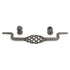 Hafele 5" (128mm) Ctr Drawer Bail Pull Birdcage Pewter 119.24.902