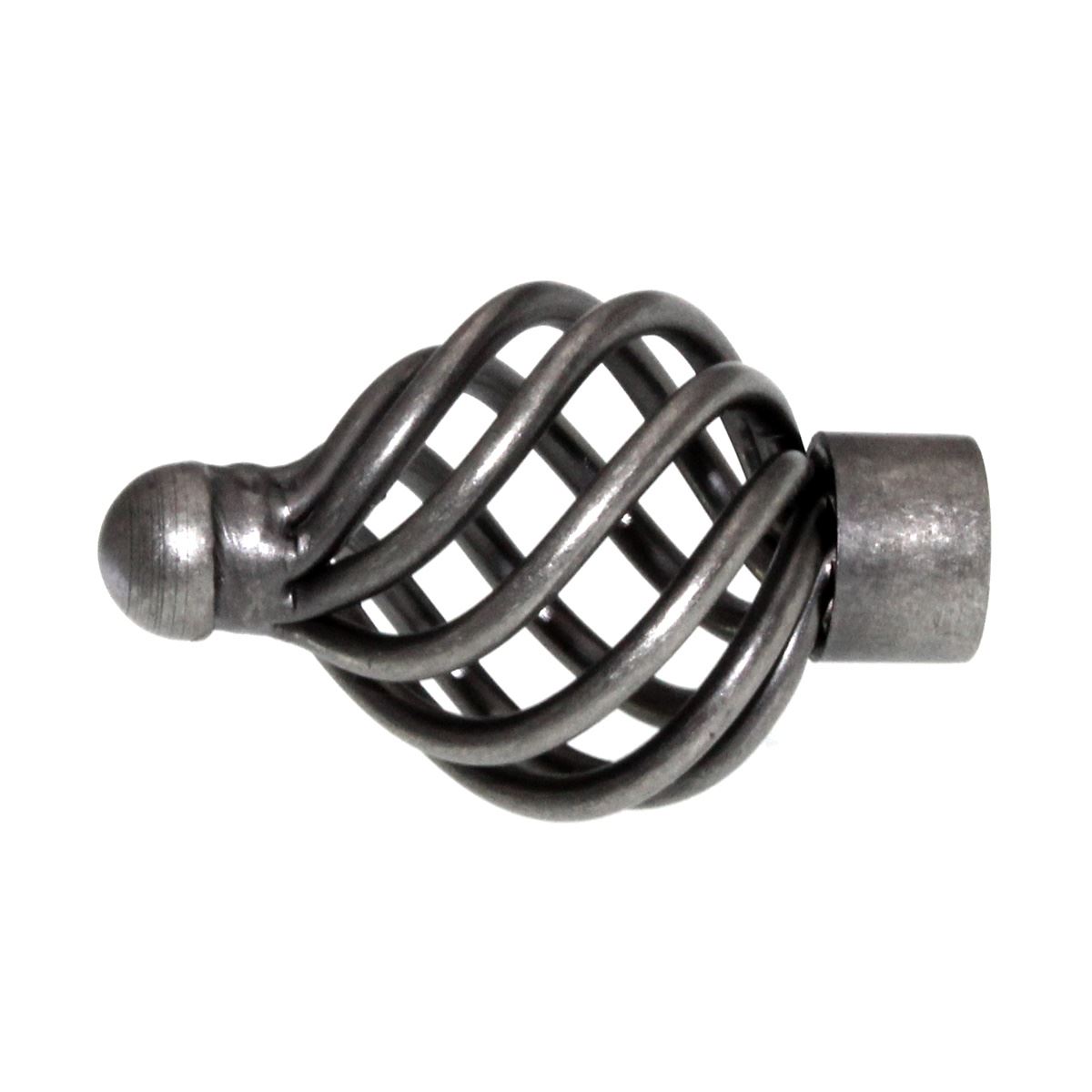 Hafele 1 3/8" Birdcage Cabinet Knob Pewter 119.47.900