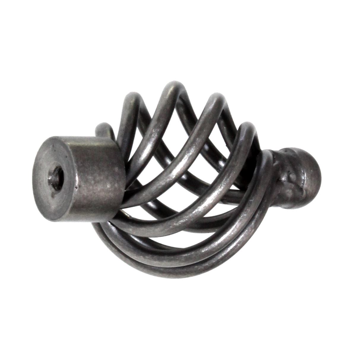 Hafele 1 3/8" Birdcage Cabinet Knob Pewter 119.47.900