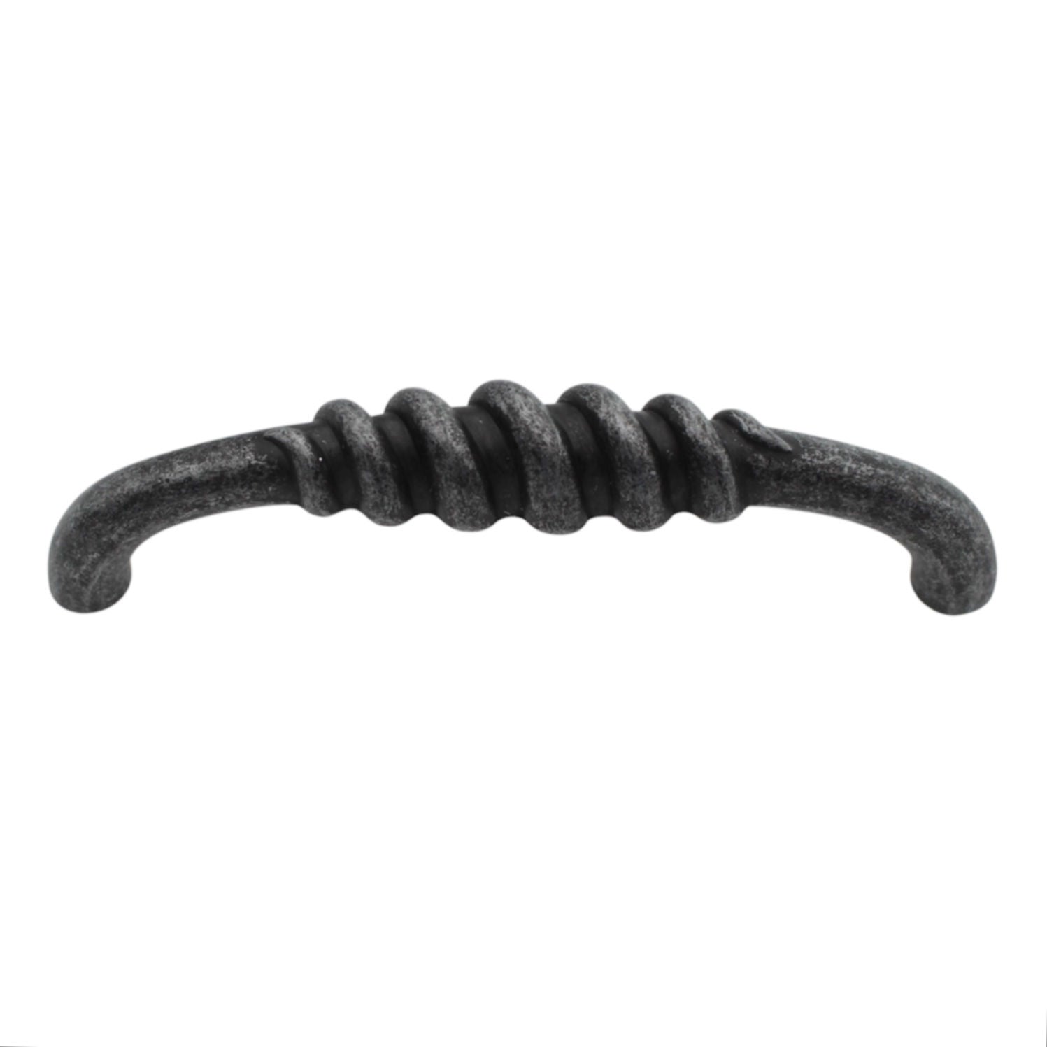 Schaub Rustica Vibra Pewter 3 3/4" (96mm) Ctr Cabinet Arch Pull 119-VP