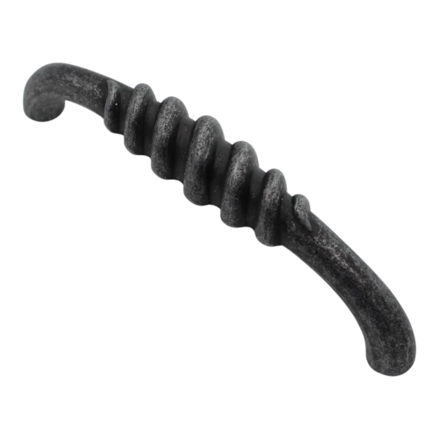 Schaub Rustica Vibra Pewter 3 3/4" (96mm) Ctr Cabinet Arch Pull 119-VP