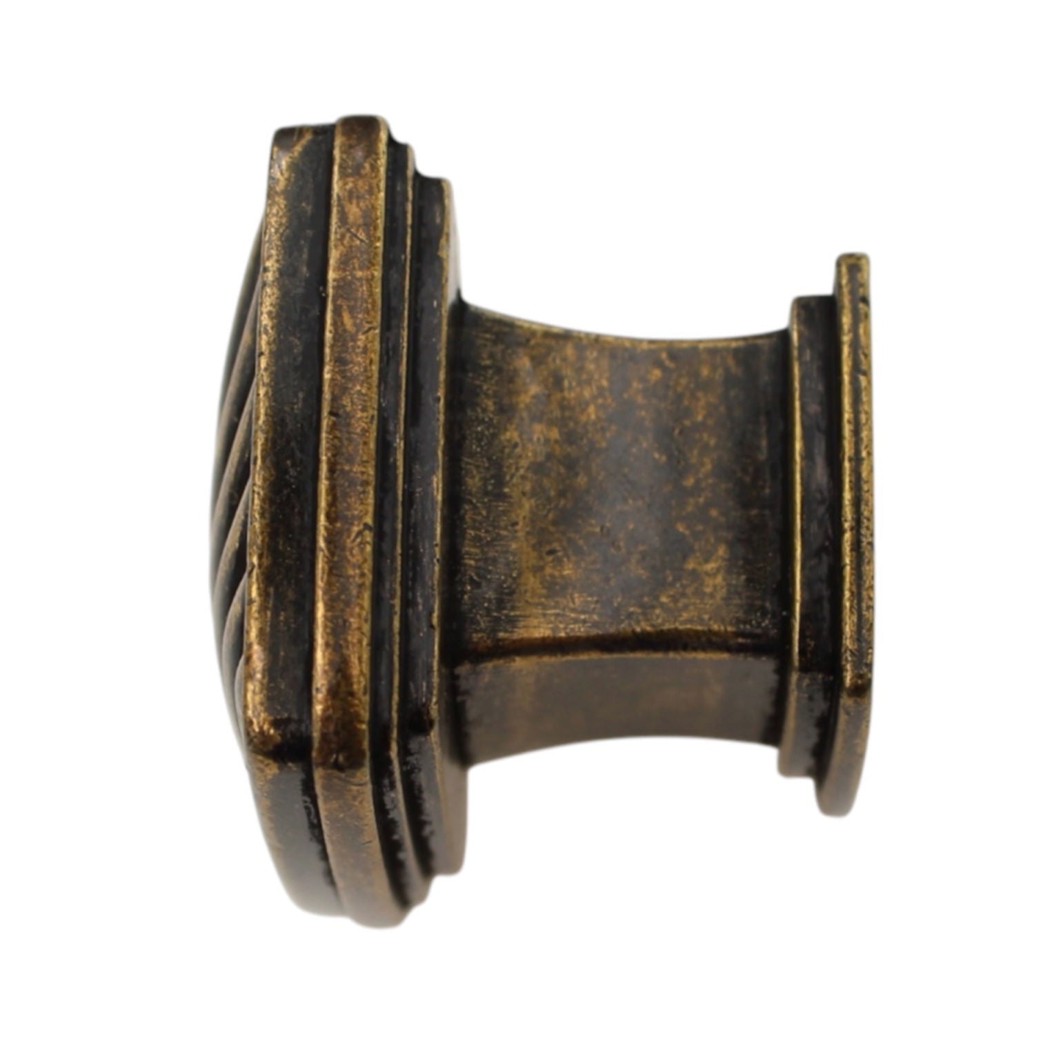 Jeffrey Alexander Encada 1 3/16" Knob Lightly Distressed Antique Brass 123AEM