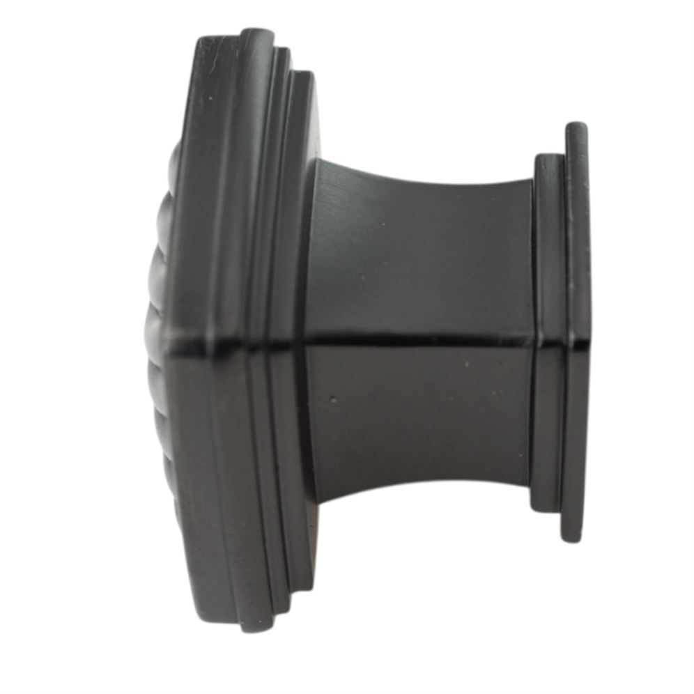 Jeffrey Alexander Encada Wave 1 3/16" Square Knob Brushed Pewter 123