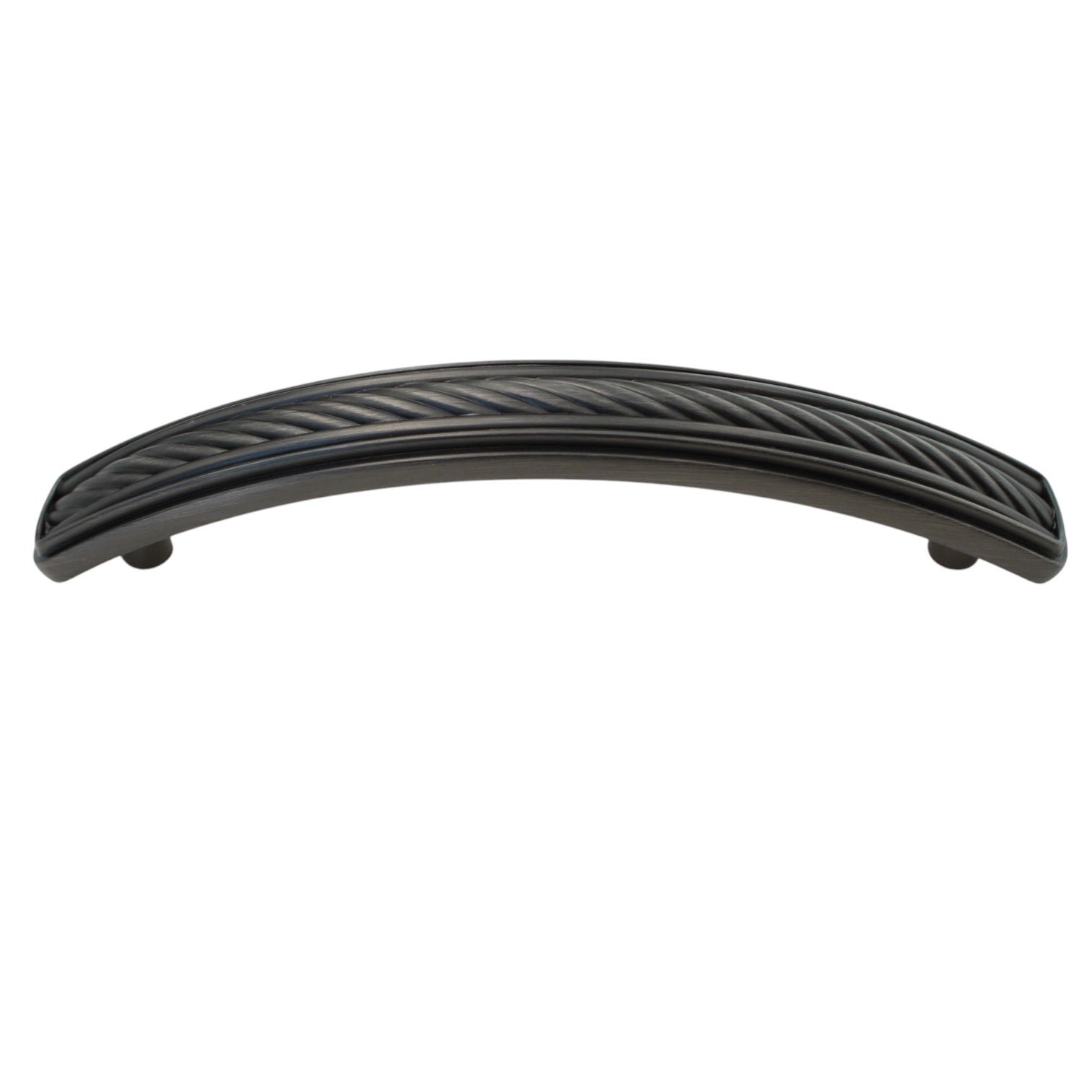 Jeffrey Alexander Encada Rope 3 3/4" (96mm) Ctr Bow Pull Brushed Pewter 125
