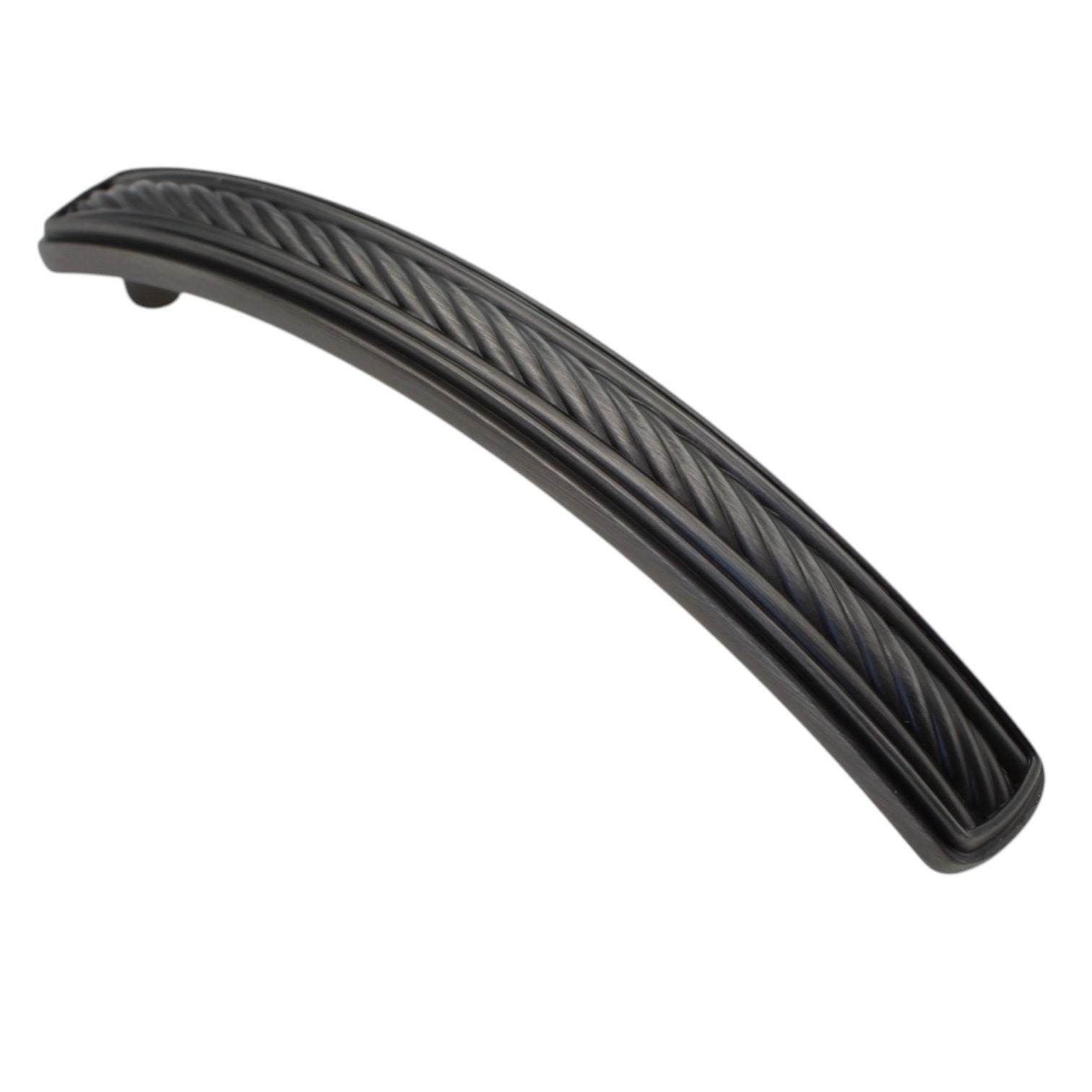 Jeffrey Alexander Encada Rope 3 3/4" (96mm) Ctr Bow Pull Brushed Pewter 125