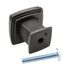 Jeffrey Alexander Encada 1 3/16" Cabinet Knob Brushed Pewter 125BNBDL