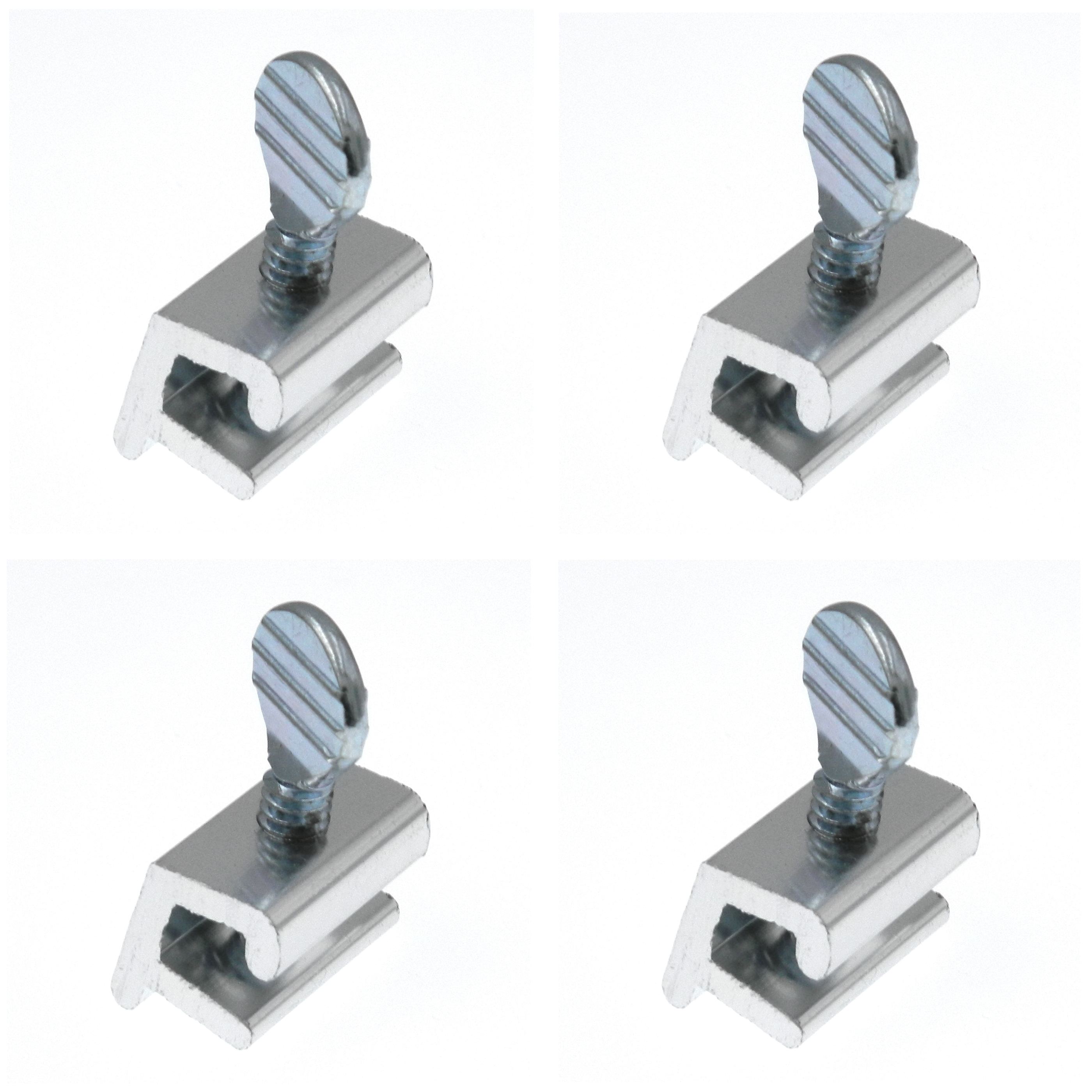 Hickory Hardware Security Adjustable Aluminum Sliding Window Lock 1405, Set of 4