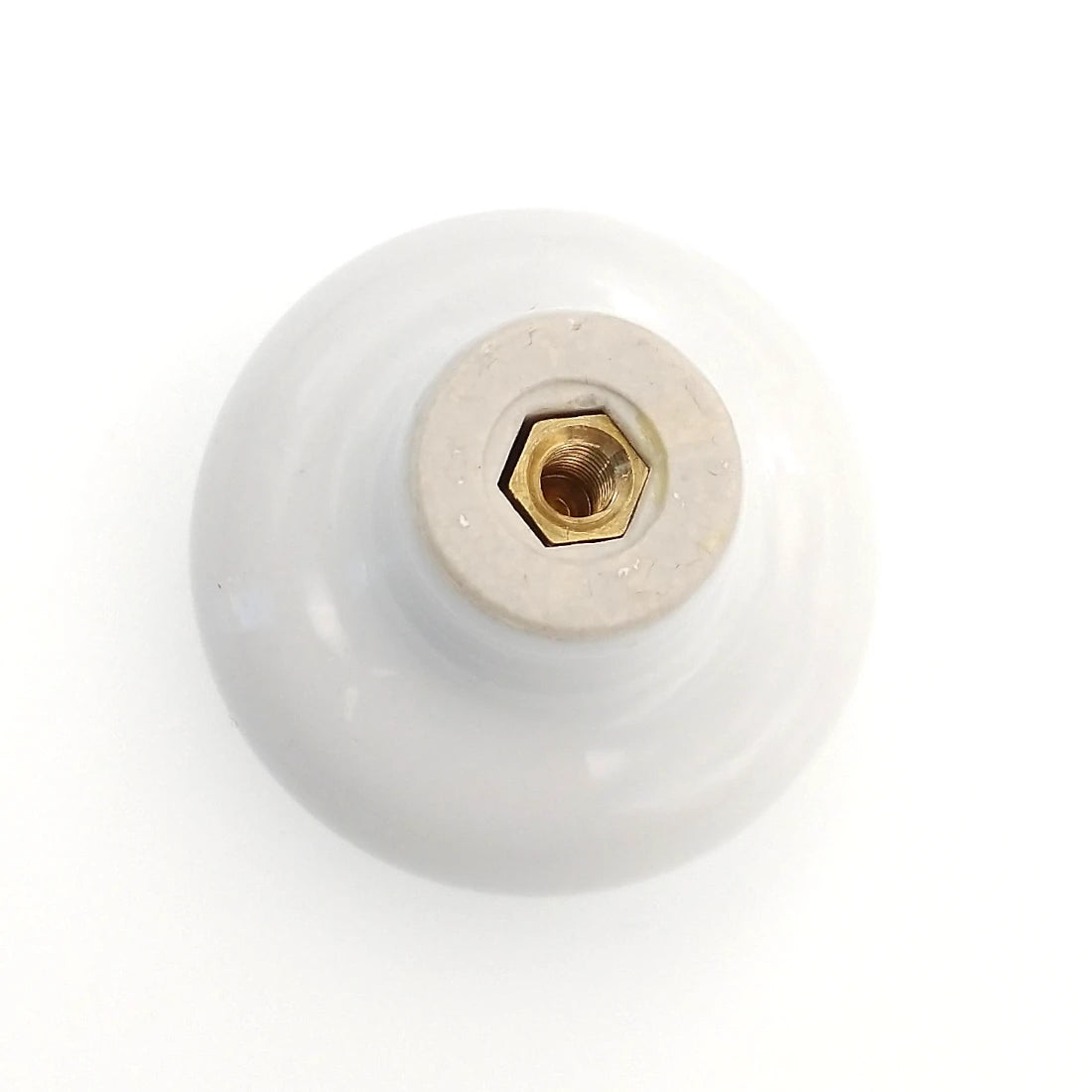 Amerock Allison White 1 5/8" Round Cabinet Knob 14207WHT