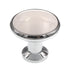 Amerock Allison 1 3/16" White Round Cabinet Knob Pull 14351WCH