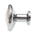 Amerock Allison 1 3/16" White Round Cabinet Knob Pull 14351WCH