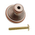 Schaub Charlevoix Distressed Nickel Copper 1 1/8" Round Cabinet Knob 150-DNC