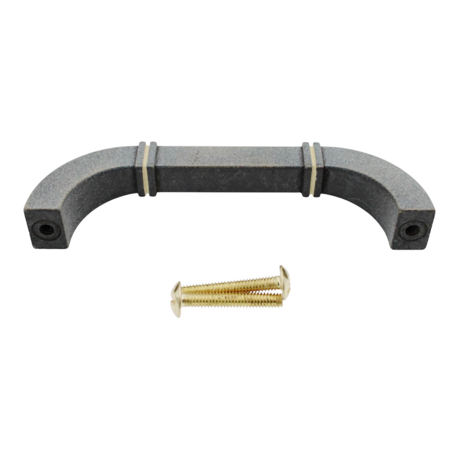 Schaub Charlevoix Blonde Antique 3 3/4" (96mm) Ctr Cabinet Arch Pull 152-BA