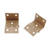 Pair of Dull Bronze Full 3/4" Inset Wrap Around Hinges Loose Pin 155-10