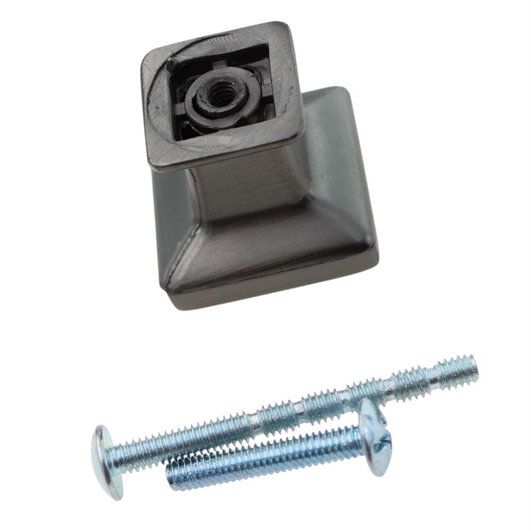 Jeffrey Alexander Rochester Mosaic 1 1/8" Square Knob Brushed Pewter 155
