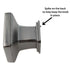 Jeffrey Alexander Rochester Mosaic 1 1/8" Square Knob Brushed Pewter 155