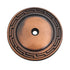 Amerock Allison Grecian Antique Copper 2 1/2" Cabinet Knob Backplate 156ACS